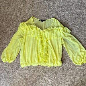 Marc New York Light Yellow Blouse